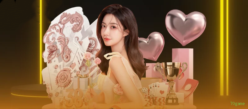 Imagem promocional dos ganhos da 70game